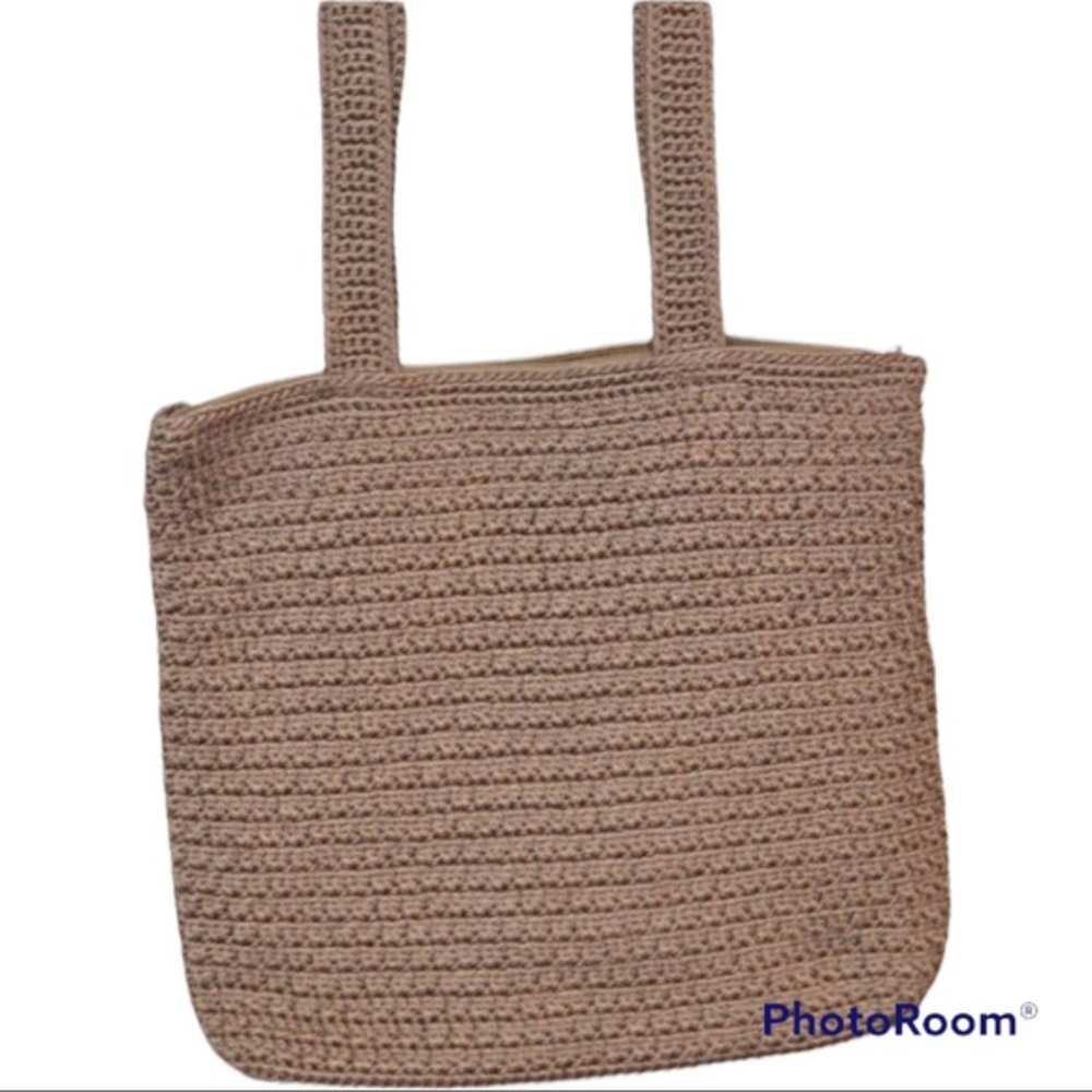 The Sax Beige woven medium size Messenger Crossbod
